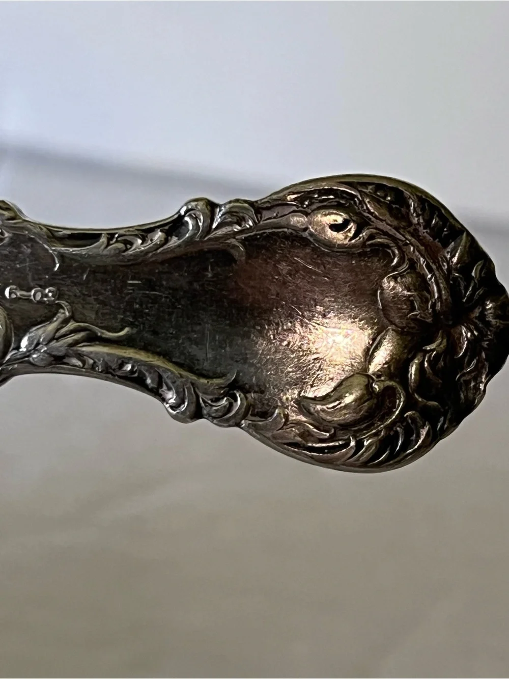 Antique R. Wallace Silverplate Floral Pattern Dinner Fork Pat: June 6 1903 Mono